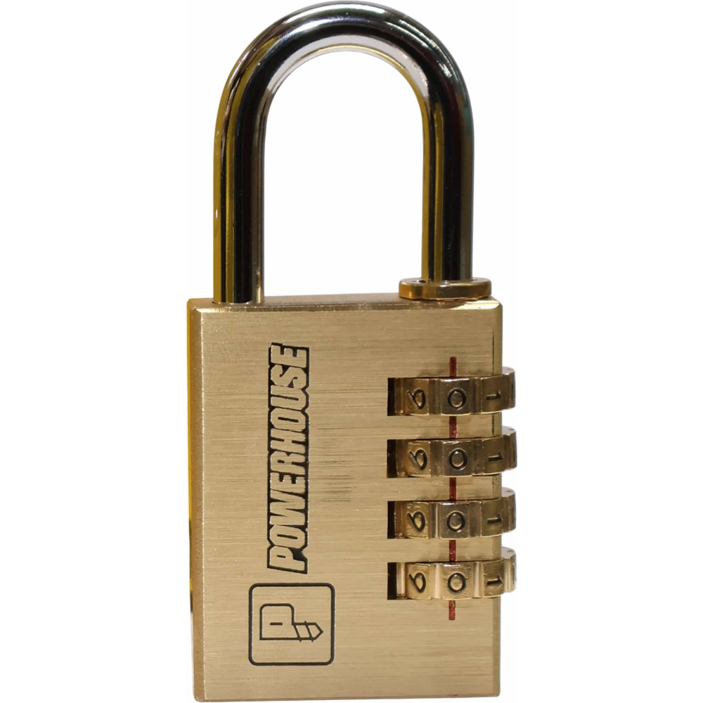 Powerhouse PH-BCPL-440 Brass Combination Padlock 4-Dials (40mm) | Powerhouse by KHM Megatools Corp. Powerhouse PH-BCPL-440 Brass Combination Padlock 4-Dials (40mm) | Powerhouse by KHM Megatools Corp.